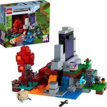 LEGO ® Minecraft™ Yıkılmış Geçit 21172 - Çocuklar Için Yaratıcı Oyuncak Yapım Seti (316 Parça)