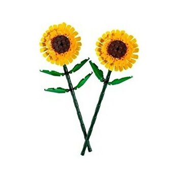 LEGO 40524 Iconic Ayçiçeği Kız Çocuklar İçin Renkli Yapım Seti, Düz Desenli ve Ayarlanabilir Özellikler - Sarı