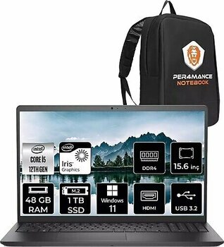 Dell Vostro 3520 N1605PVNB3520 15.6 inç Intel Core i5 1235U 48 GB 1 TB SSD Intel Graphics Windows 11 Professional