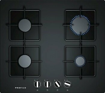 Profilo OP16P6B10D Siyah Cam Ankastre Ocak
