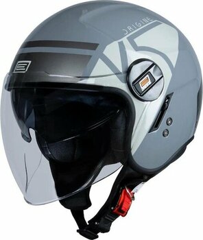 Origine Alpha V5 Açık Motosiklet Kaskı Gri L