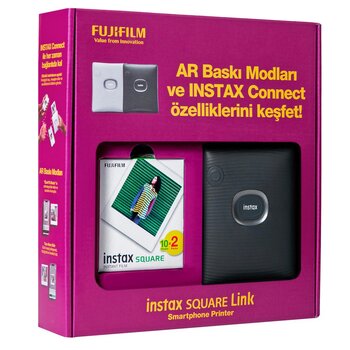Instax Square Link Yeşil Akıllı Telefon Yazıcısı Bundle Box