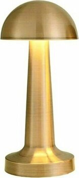 Mio Mantar Masa Lambası Dokunmatik Şarjlı 3 Işık Renkli Gold