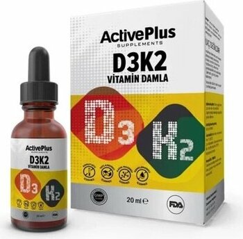 Active Plus D3k2 Vitamin Damla 20Ml