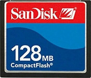 Sandisk Cf 128 Mb Compact Flash Kart