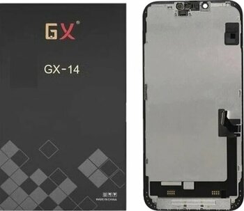 İphone Uyumlu 14 Lcd Ekran + Dokunmatik Full Gx Siyah