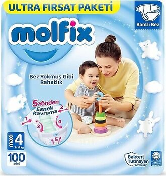 Molfix Maxi No:4 100'lü Bebek Bezi