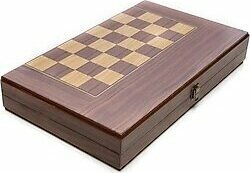 Tamer Tanca Unisex Masif Ahşap Kahverengi Tavla 365 2101y Tavla Cevız Antık