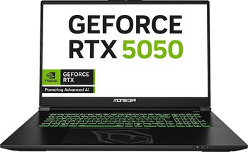 Monster Abra A7 V16.2.8 i7-13700HX 64 GB 1 TB SSD RTX5050 17.3" FreeDOS Full HD Gaming Laptop
