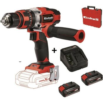 Einhell Te-Cd 18/48 Li-I Darbeli Matkap + 2*2.5 Ah Starter Kit + Çanta