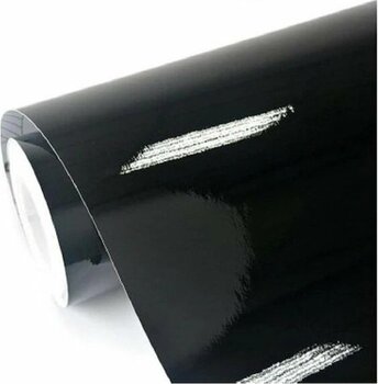Parlak Siyah Yapışkanlı Kaplama Folyosu 122 Cm X 6 Mt