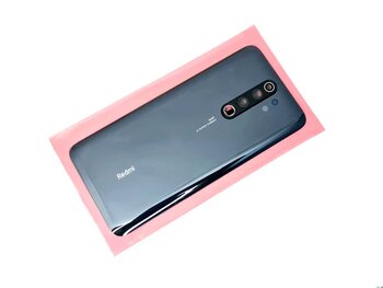 Xiaomi Redmi Note 8 Pro Arka Kapak Batarya Kapağı (Cam Kamera Camı) Siyah