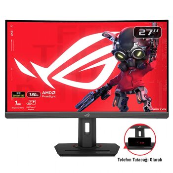 Asus Rog Strix Xg27wcs 27" 180 Hz 1 Ms 2k Wqhd Freesync Fast Va Kavisli Gaming Monitör