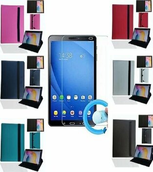 ZDN Case Everest 7 Beyaz Çocuk Tablet Uyumlu Sentetik deri Tablet Kılıfı + Nano Ekran Koruyucu
