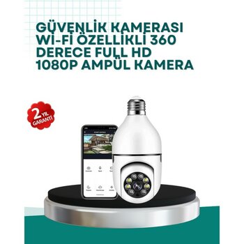 SHC4200 360° Panoramik Görüntüleme Sunan Ampul Tipi Güvenlik Kamerası