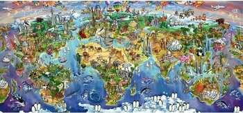 Ravensburger Dünya Harikaları Panorama 2000 Parça Puzzle