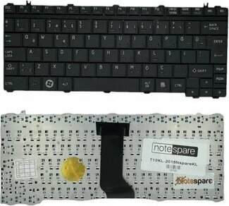 Toshiba İle Uyumlu Dynabook Satellite Pro T130-15F, U400-114, U400-13D Notebook Klavye Siyah Tr