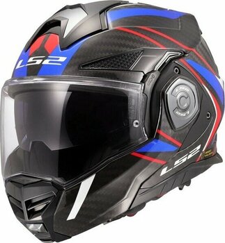 Ls2 Advant x Karbon Future Iı Beyaz-Mavi Kask - XL