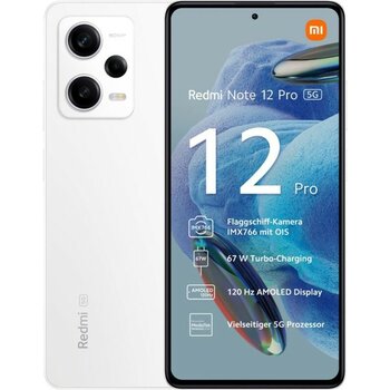 Redmi Note 12 Pro 5g 8 GB 256 GB (Türkiye Garantili) - Beyaz