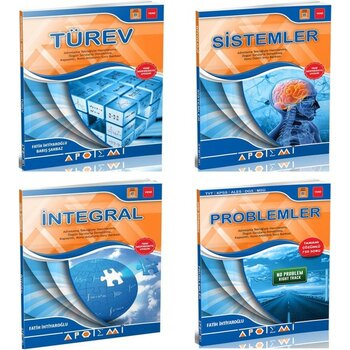 Apotemi Yayınları  Türev + Integral + Sistemler + Problemler 4'Lü Set