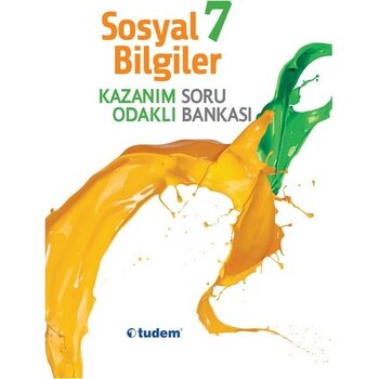 Tudem Yayınları 7. Sınıf Sosyal Bilgiler Kazanım Odaklı Soru Bankası