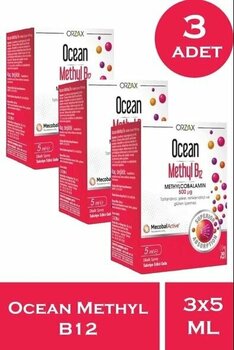 Ocean Methyl B12 Sprey 500 Mcg 5 Ml 3 Adet