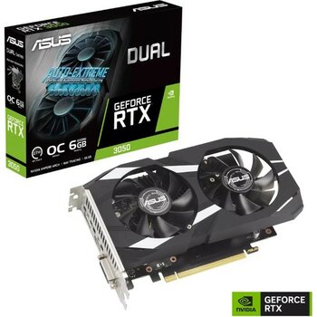 ÖNÇ - PRİME Asus Geforce DUAL-RTX3050-O6G 6gb Gddr6 96BIT 1xhdmı 1xdp 1xdvı Ekran Kartı
