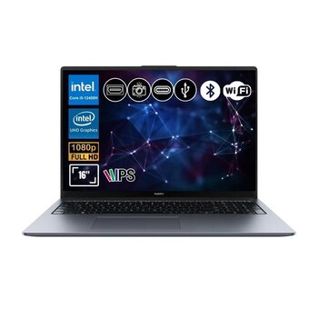 Huawei Matebook D16 2024 İ5-12450H 16 Gb 512 Gb Ssd Uhd Graphics 16" Wuxga Noteb