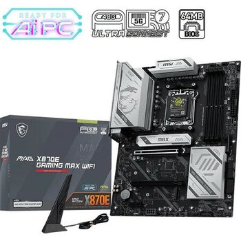 MSI Msı Mag X870E Gamıng Max Wıfı Ddr5 Amd X870