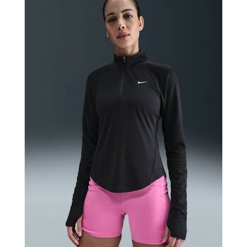 Nike Tempo Dri-Fıt Çeyrek Fermuarlı Kadın Koşu Üstü - L - 0 Siyah