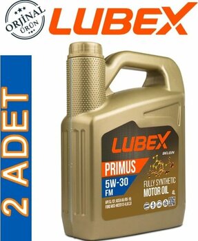 Lubex Primus Fm 5w-30 Tam Sentetik Motor Yağı 2 X 4 L 4 L