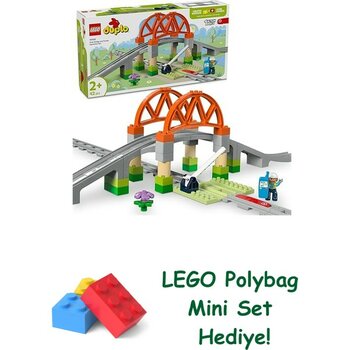 LEGO Duplo Town Tren Köprüsü ve Rayları Ek Macera Seti 10426 + Polybag