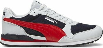 PUMA ST Runner v3 Mesh 384640-21 ERKEK Navy-Red-Silver-White Günlük Sneaker Ayakkabı - Lacivert - 44,5