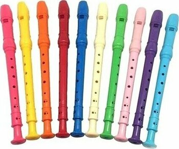 Helvacıoğlu Soprano Blok Flüt Turuncu Renk