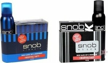 Snob Classic Erkek Parfüm Seti EDT 100 ml + Black Parfüm Seti EDT 100 ml