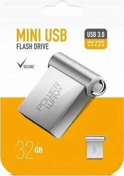 Powerway 32 GB USB 3.0 Metal Mini Flash Bellek