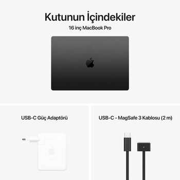 MacBook Pro 16 inc M4 Pro 14CPU 20GPU 48GB 1TB Uzay Siyahı Z1FU000JB
