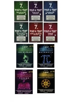 Bilfen Yayıncılık 7. Sınıf Pro Test + Tam Ölçme Fen Türkçe Matematik Ingilizce Din Sosyal Tüm Dersler Seti