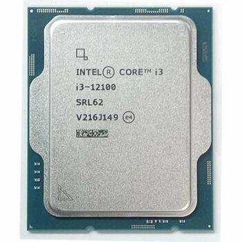 Intel Core I3 12100 4 4.30 Ghz 12mb 1700p Tray Fansız