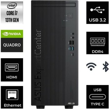 Asus D700ME  Intel Core I7-13700 32GB 2tb SSD Quadro T1000 4gb Freedos D700ME-5135000410-185