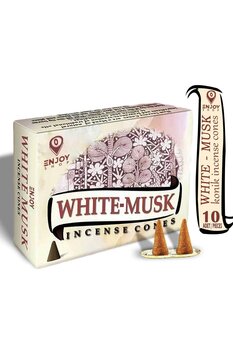 ENJOY SHOP White -musk Konik Tütsü Beyaz Misk Kokulu Tütsü 10 Adet Not : Geri Akışlı Değildir