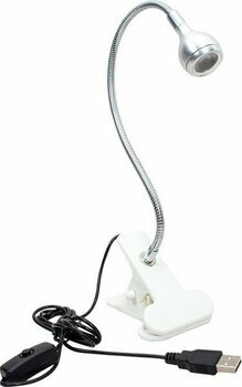 Beyaz 5V Esnek USB Güç LED Masa Lambası Mercekli Süper Parlak Çalışma Lambası Bükülebilir