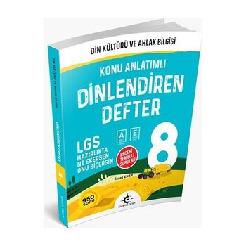 Eker Test Yayınları 8. Sınıf Dinlendiren Defter