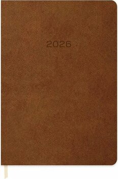 KESKİN COLOR Keskin 2026-16*24 Günlük Termo Deri Ajanda-Kahverengi