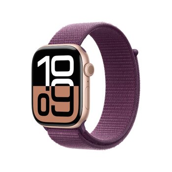 Apple Watch Series 10 Gps 46 Mm Alüminyum Kasa Spor Loop Akıllı Saat (apple Türkiye Garantili) Rose Gold - Kırmızı Erik