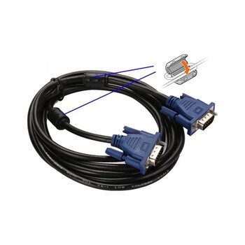 1.5 M Vga Görüntü Kablosu 1.5 Metre Monitör Kablosu Vga Kablo