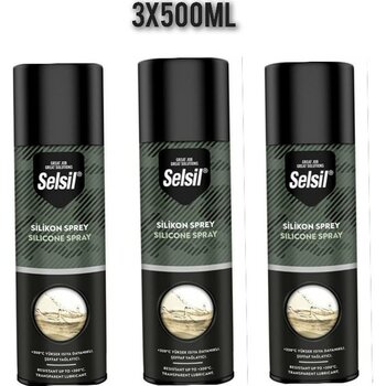 Selsil Silikon Sprey 3 x 500 ml