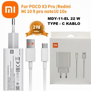 Xiaomi Mi Mıx Type-C Orjinal Hızlı Şarj Aleti Mdy-11-Ef