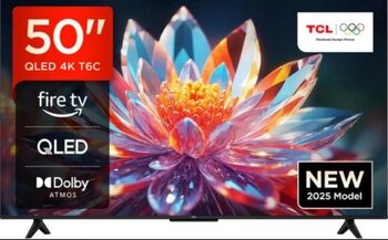 Tcl 50T6c  50" 127 Ekran Uydu Alıcılı 4K Ultra Hd Google Qled Tv
