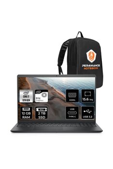 Dell Inspiron 15 3530 İ7 1355U 12Gb 2Tb Ssd 15.6'' Fhd 60Hz Ips Fdos Dizüstü Laptop & Per4 Çanta